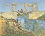 Vincent Van Gogh The Langlois Bridge at Arles (mk09) Sweden oil painting artist